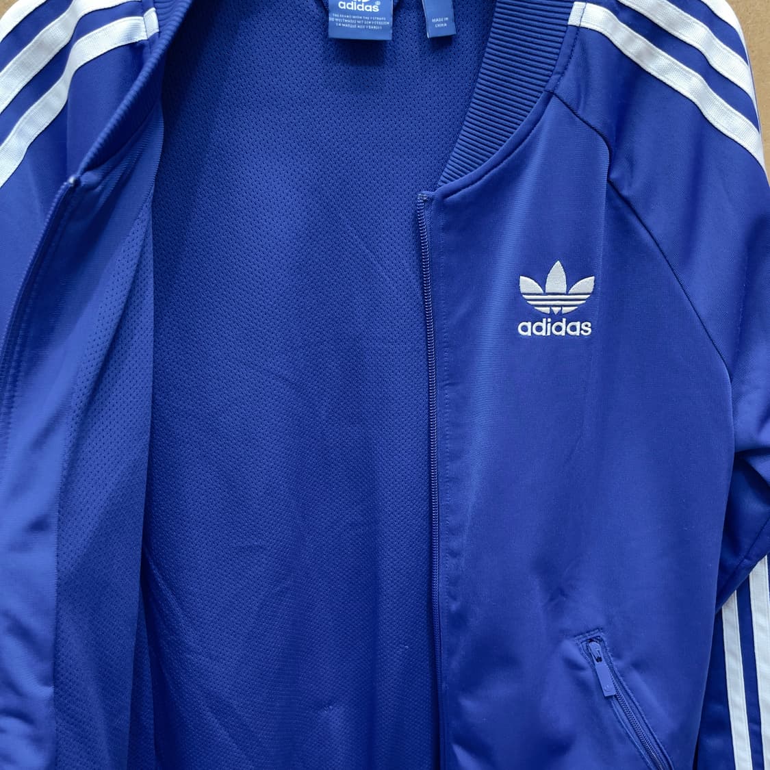 아디다스 블루 트랙탑 져지 상품이미지6