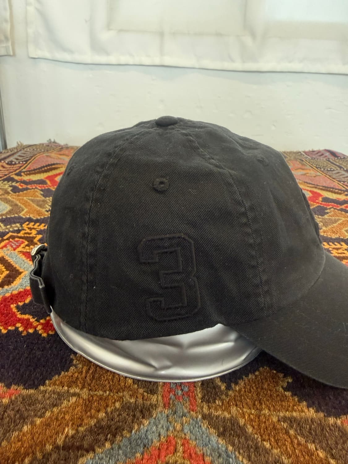 폴로 빅포니 볼캡 올블랙 상품이미지3