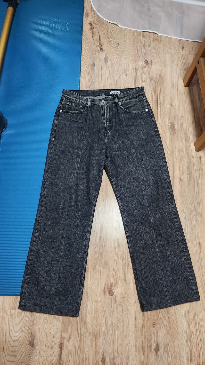 [31] 모드나인 블랙스타더스트 mod1 와이드 스트레이트 데님 청바지 상품이미지6