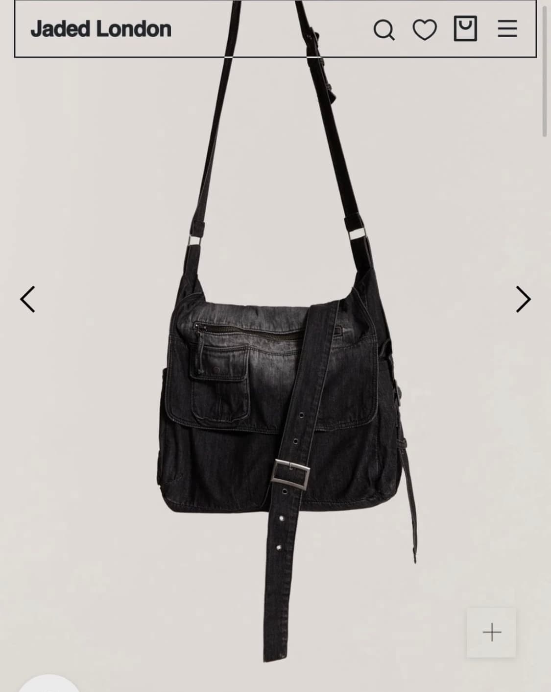 제이디드 런던 데님 메신저백 가방 상품이미지1