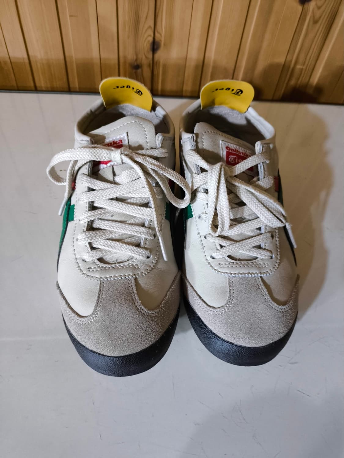 240mm 오니츠카타이거 멕시코66 크림올리브 상품이미지4