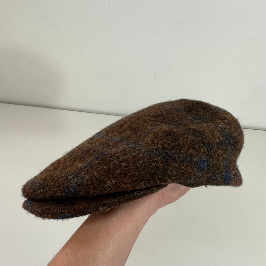 58 해리스트위드 체크 헌팅캡 상품이미지4