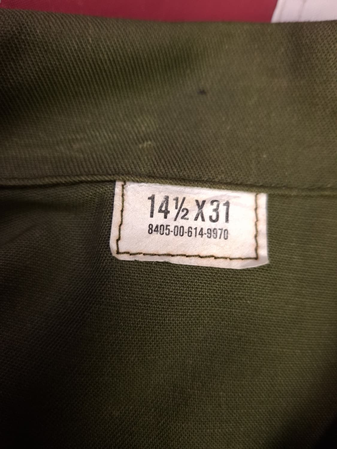 오리지날 미군 OG-507 셔츠 상품이미지3