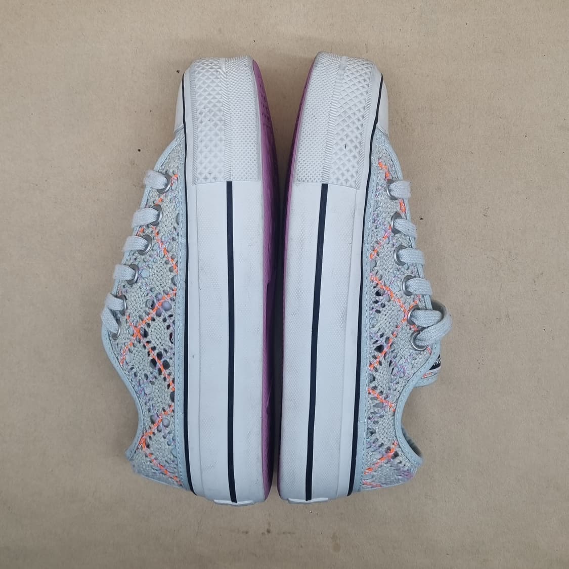 컨버스 보호 크로쉐 플랫폼 여성스니커즈230 상품이미지5