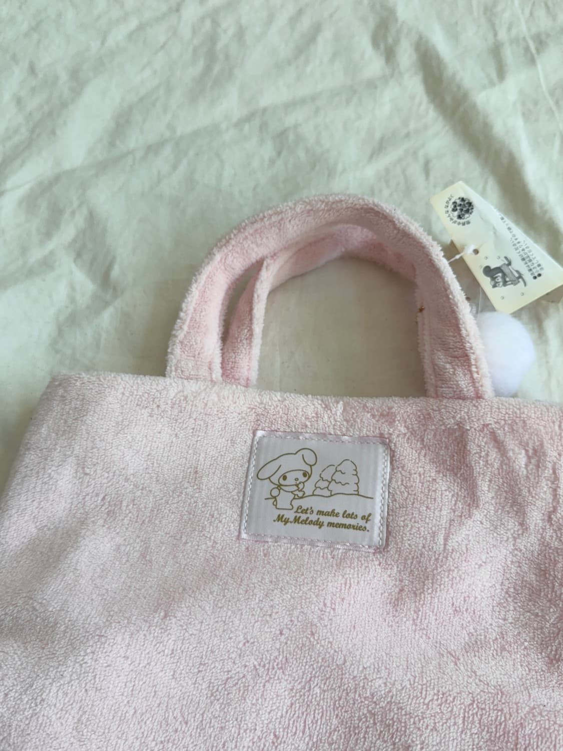 산리오 마이멜로디 딸기우유 퍼 토드백 상품이미지6