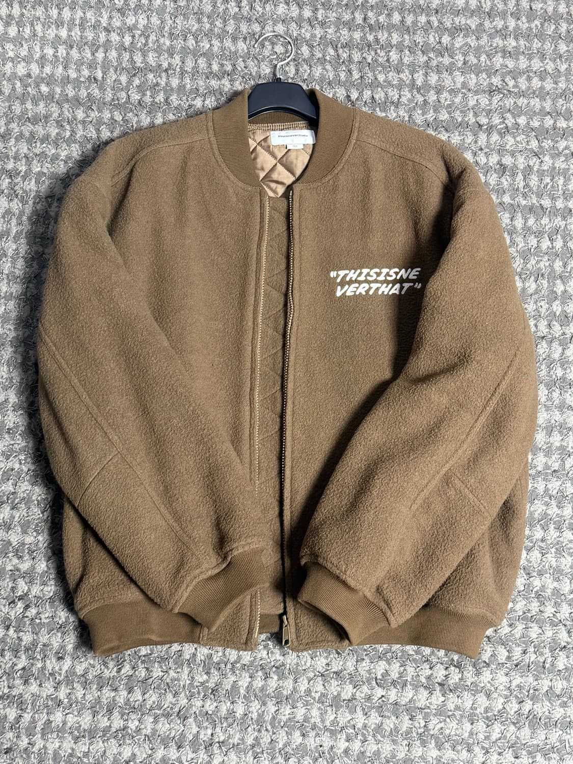 디스이즈네버댓 올드카 바시티 자켓 (L) 상품이미지2