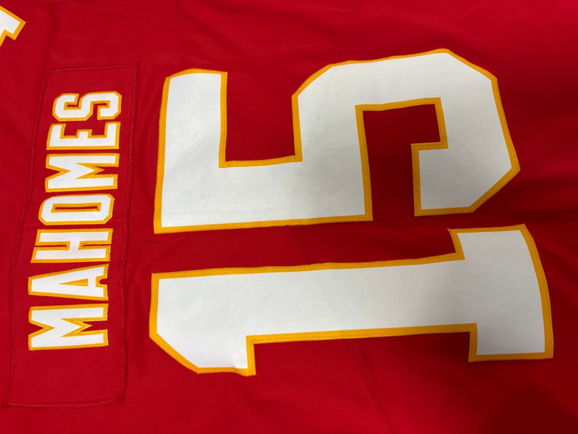 NFL 캔자스시티 치프스 패트릭 마홈즈 져지 상품이미지5