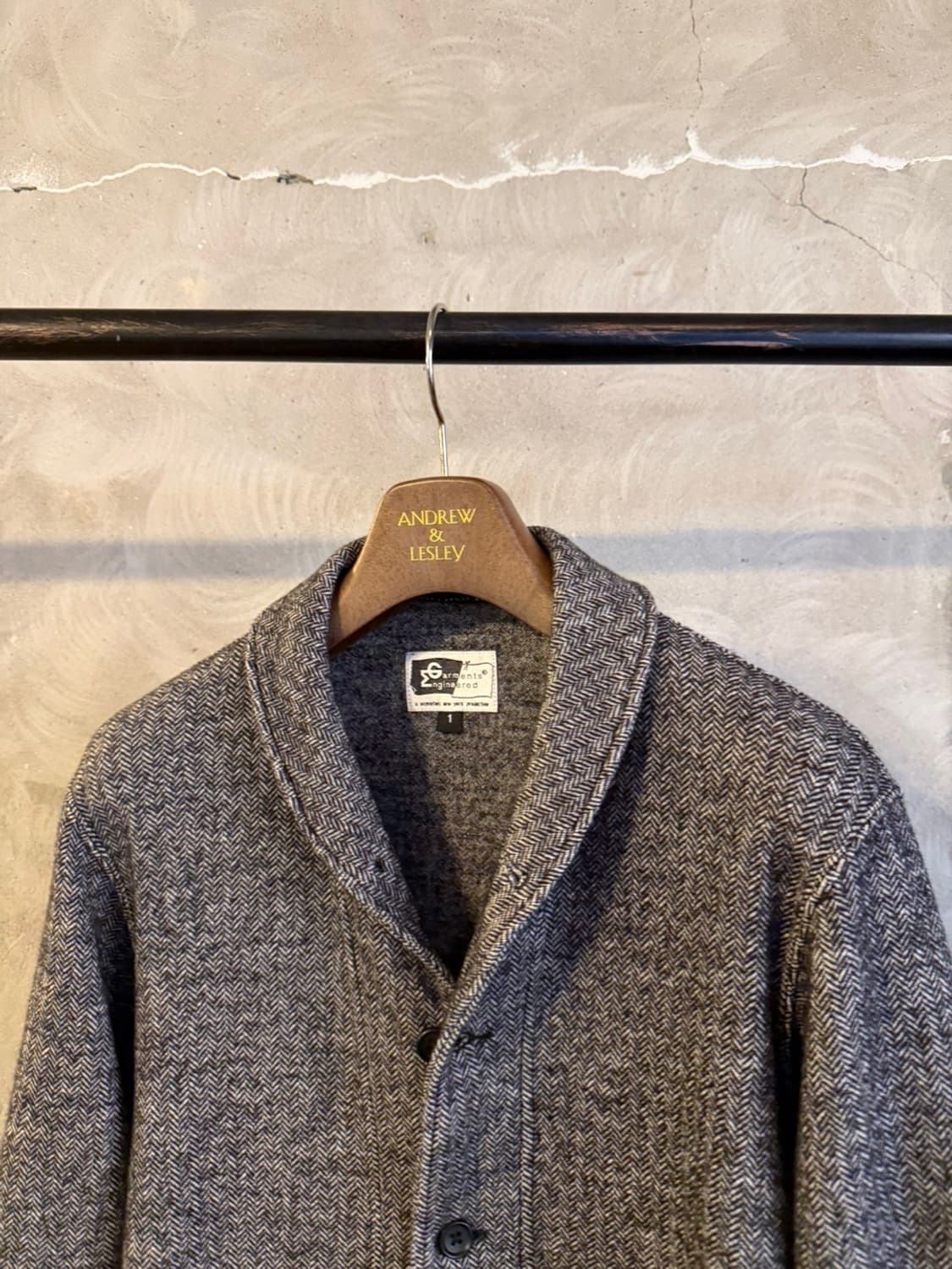 엔지니어드 가먼츠 트위드 코트 100 상품이미지8