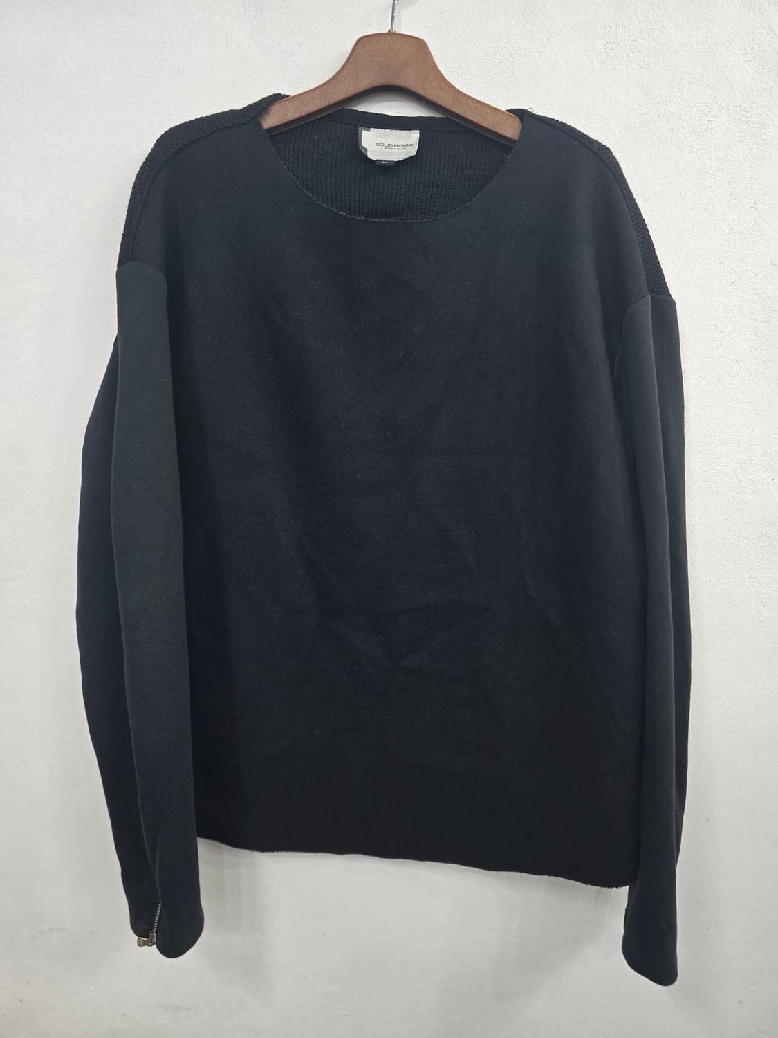 솔리드옴므 우영미 백지퍼 맨투맨95 상품이미지1