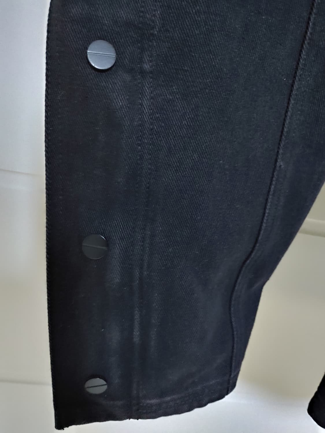 우영미 21fw 부츠컷 바이커 데님 팝니다 상품이미지2