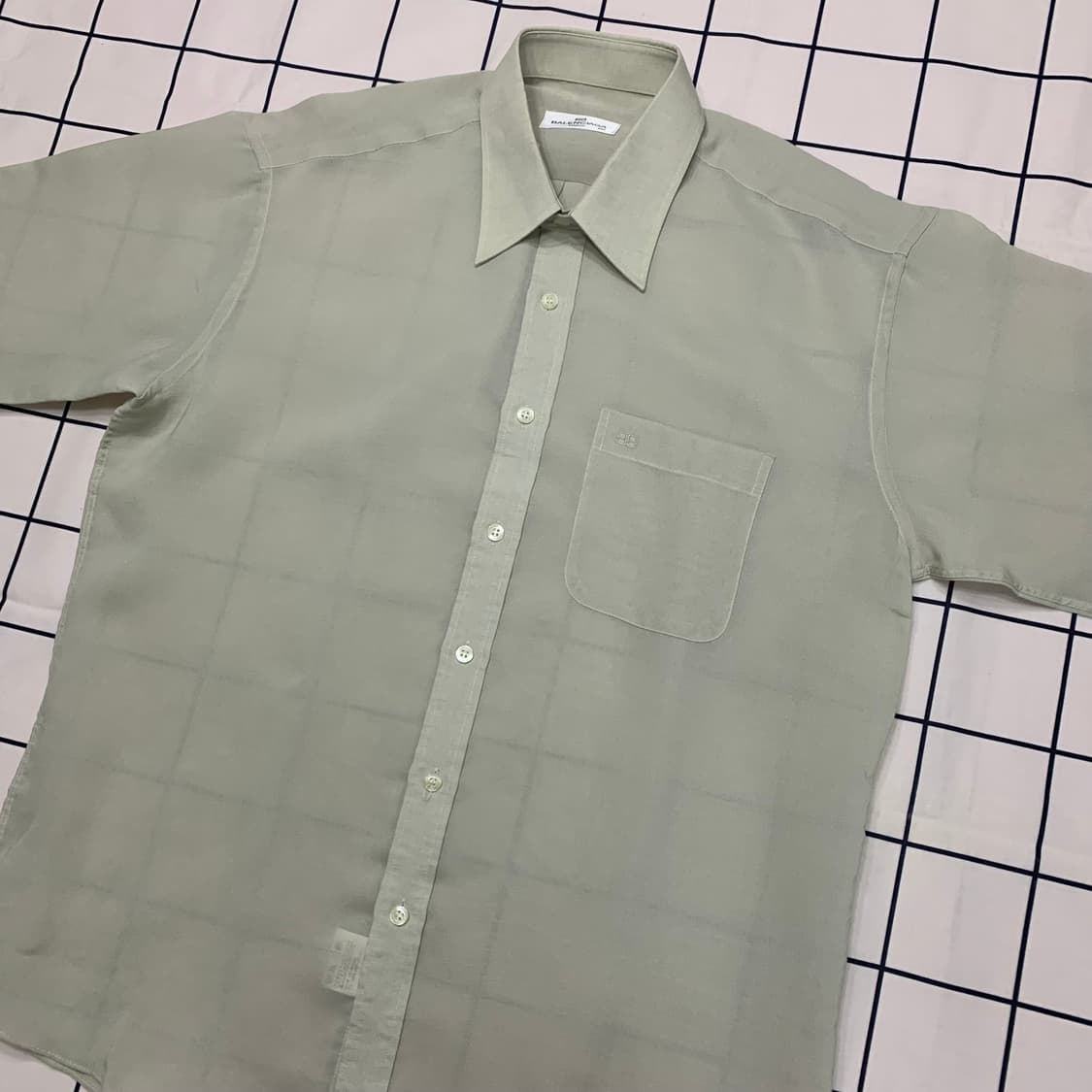 발렌시아가 카키베이지 반팔셔츠 상품이미지1