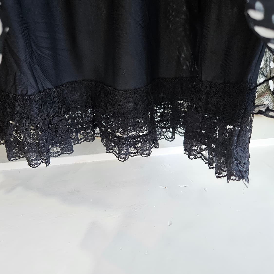 LEST ROSE 레스트로즈 도트 쉬폰 원피스 상품이미지6