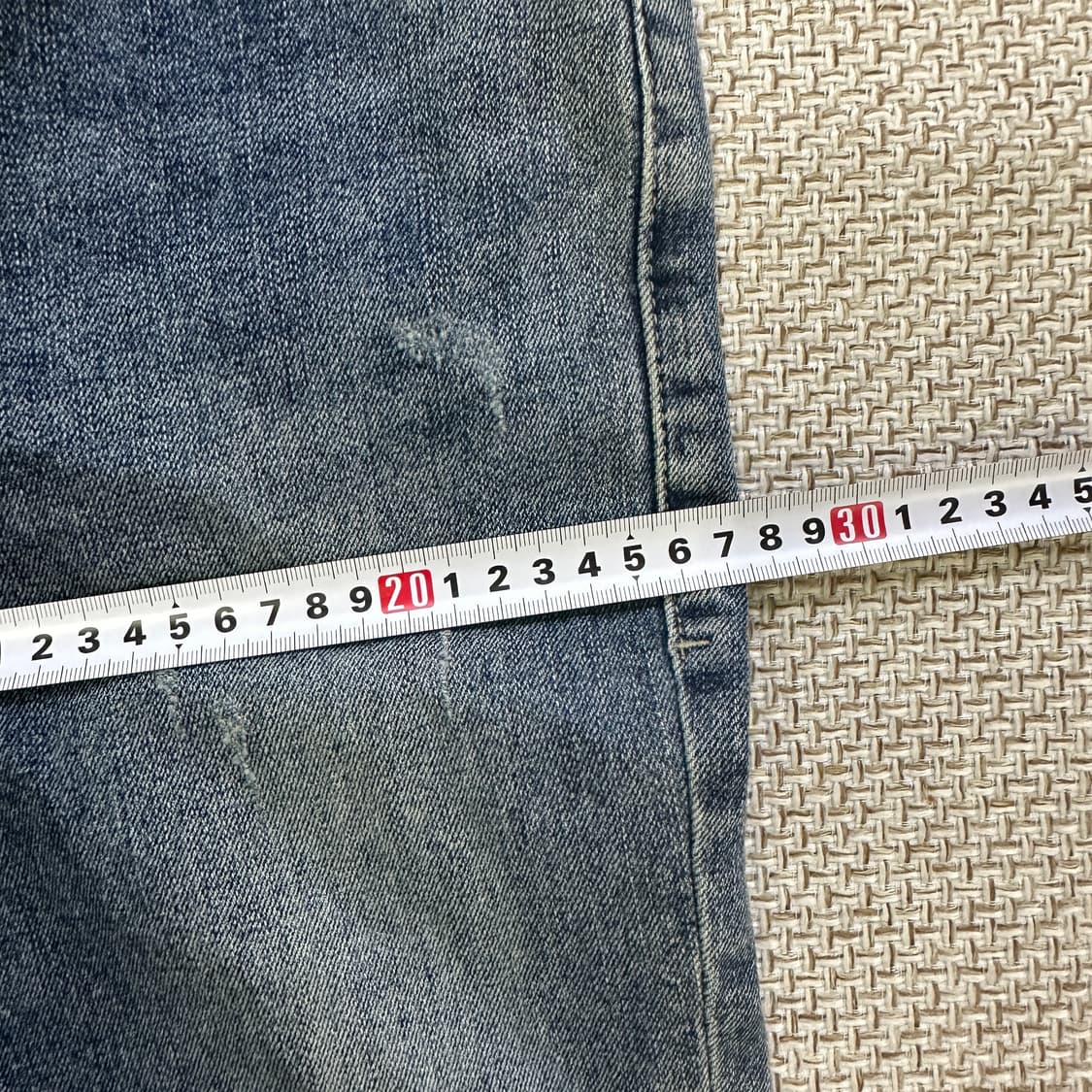31 플랙 빈티지 워싱 데님 팬츠 0421D 상품이미지7