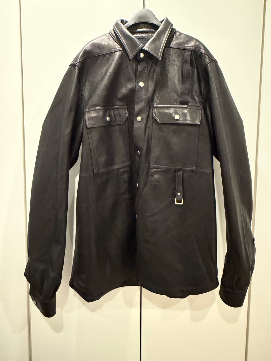 릭오웬스 레더 자켓  상품이미지1