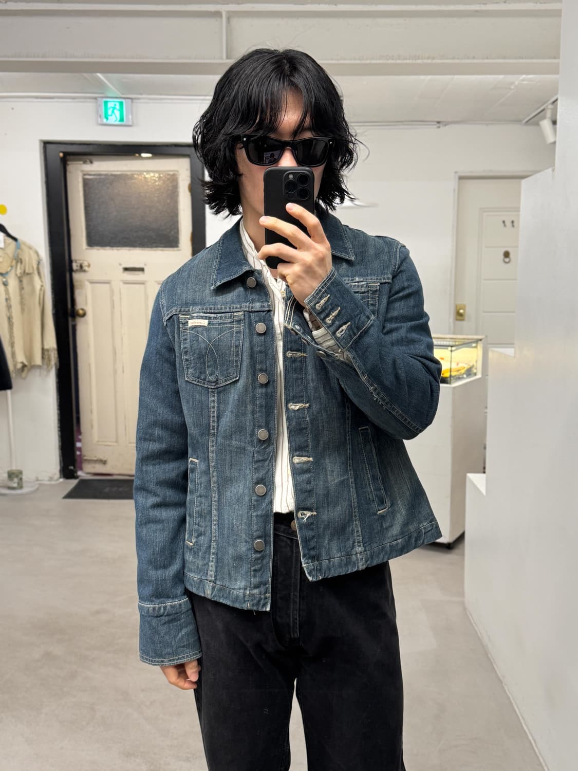 캘빈클라인 데님 자켓 상품이미지1