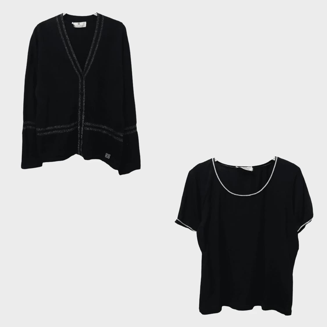 90'S 지방시 반팔 니트 가디건 셋업 62481 상품이미지1