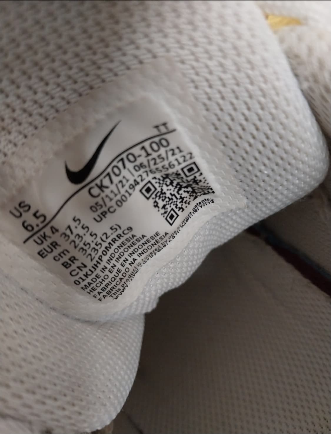 여성 나이키 에어맥스 95 흰검 운동화 (235) 상품이미지8