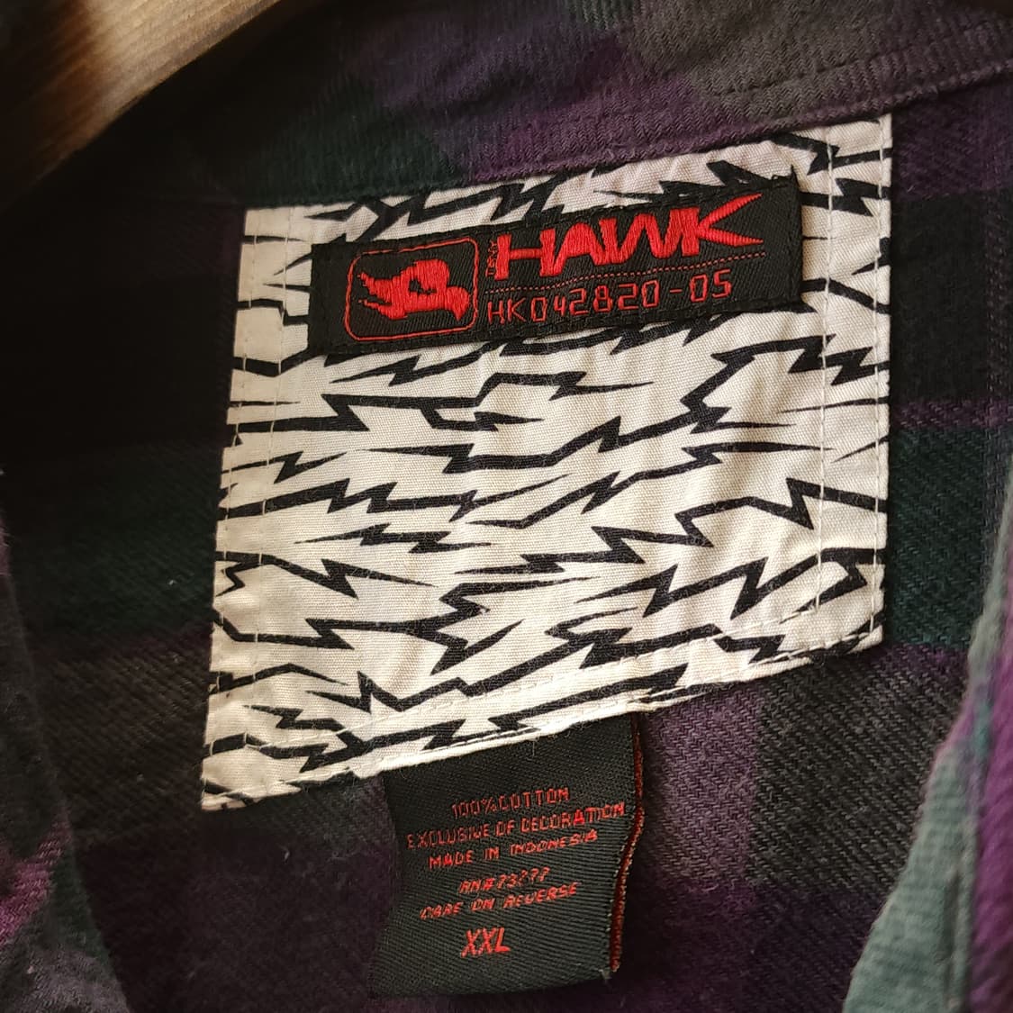 90s 아메리칸 빈티지 체크셔츠 플란넬 셔츠 퍼플 xxl 상품이미지5