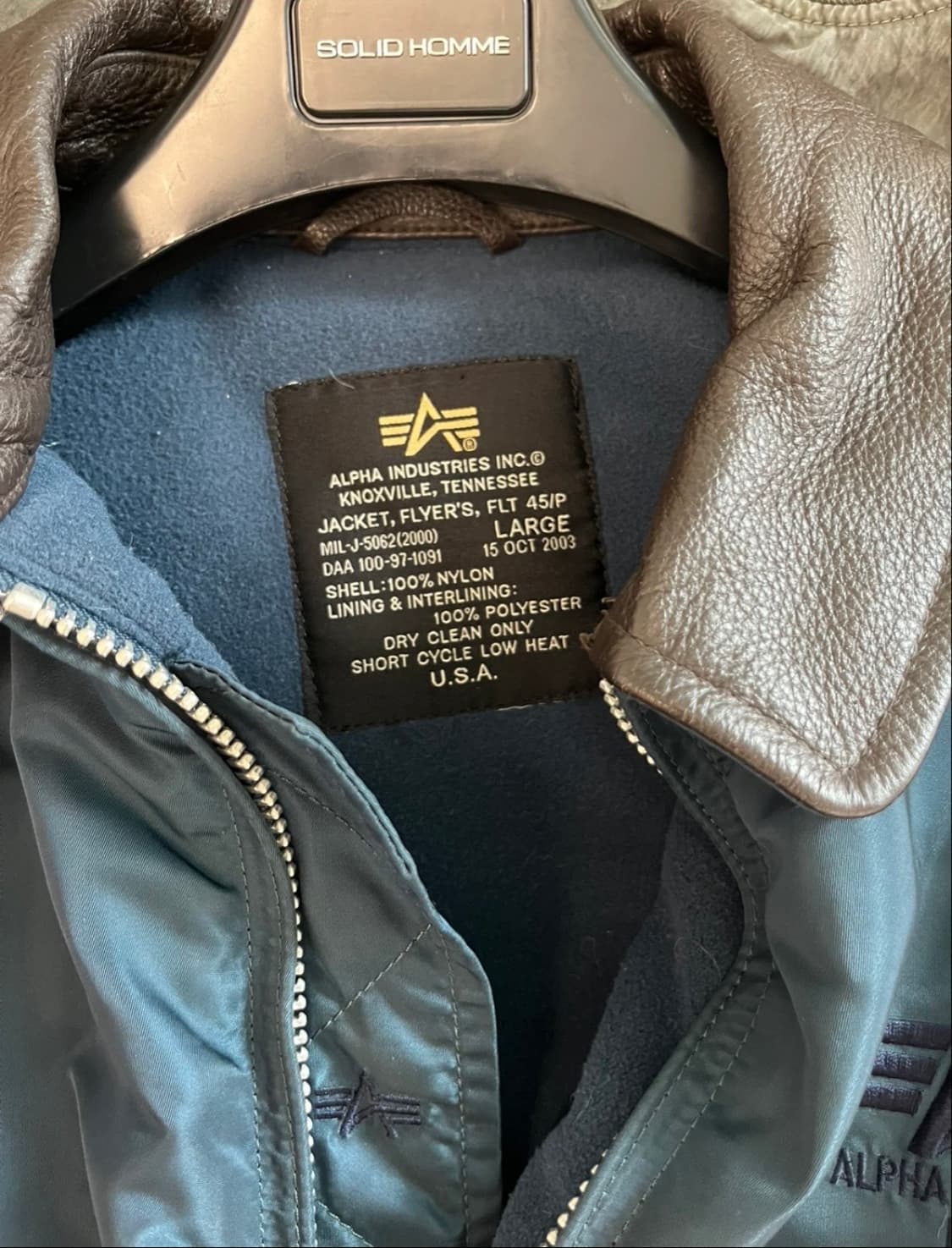 알파인더스트리 ma-1 항공점퍼 상품이미지4