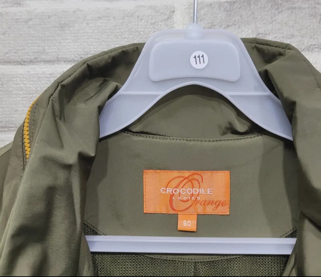 👠여성90사이즈👠크로커다일 바람막이 카키(봄~초여름) 상품이미지5