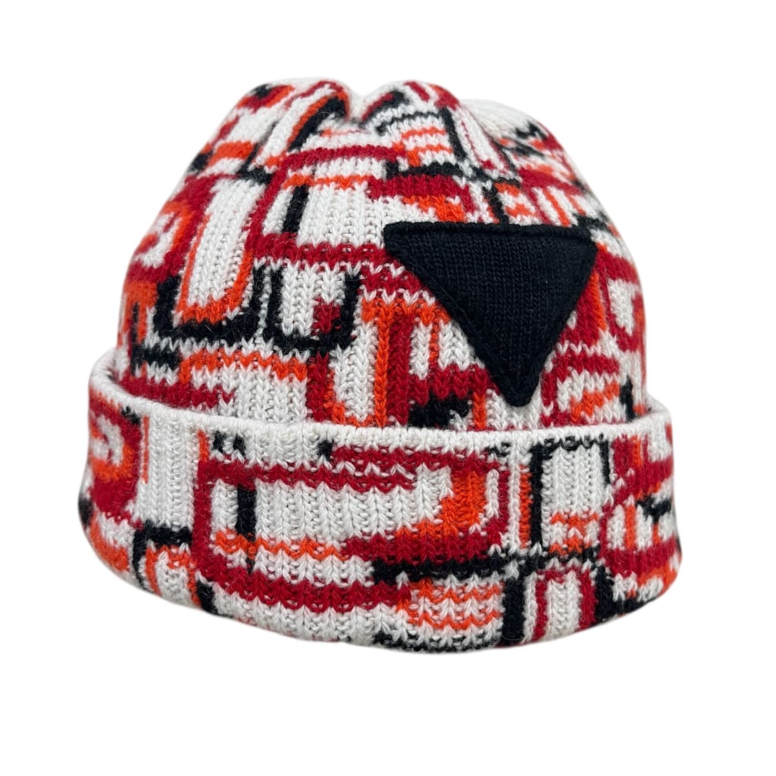 새상품 프라다 비니 울 캐시미어 니트 비니 모자 화이트 상품이미지1