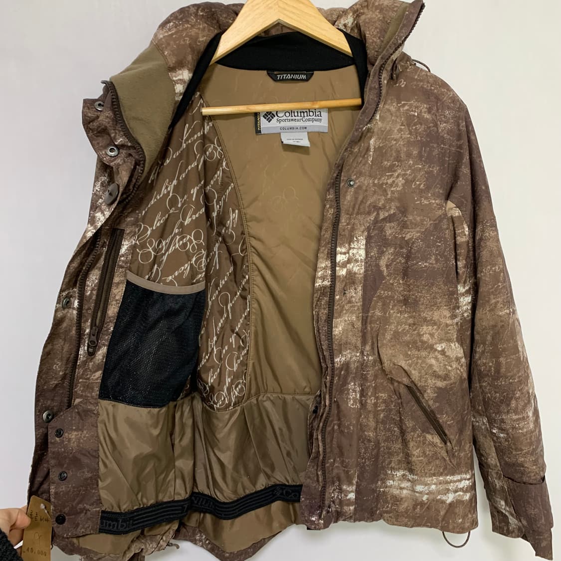 콜롬비아 빈티지 y2k 패턴 후드 바람막이 아메카지 남성 S 상품이미지6