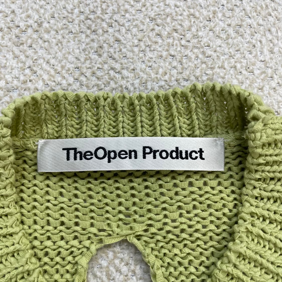 더 오픈프로덕트 컷아웃 슬래쉬 니트 상품이미지3