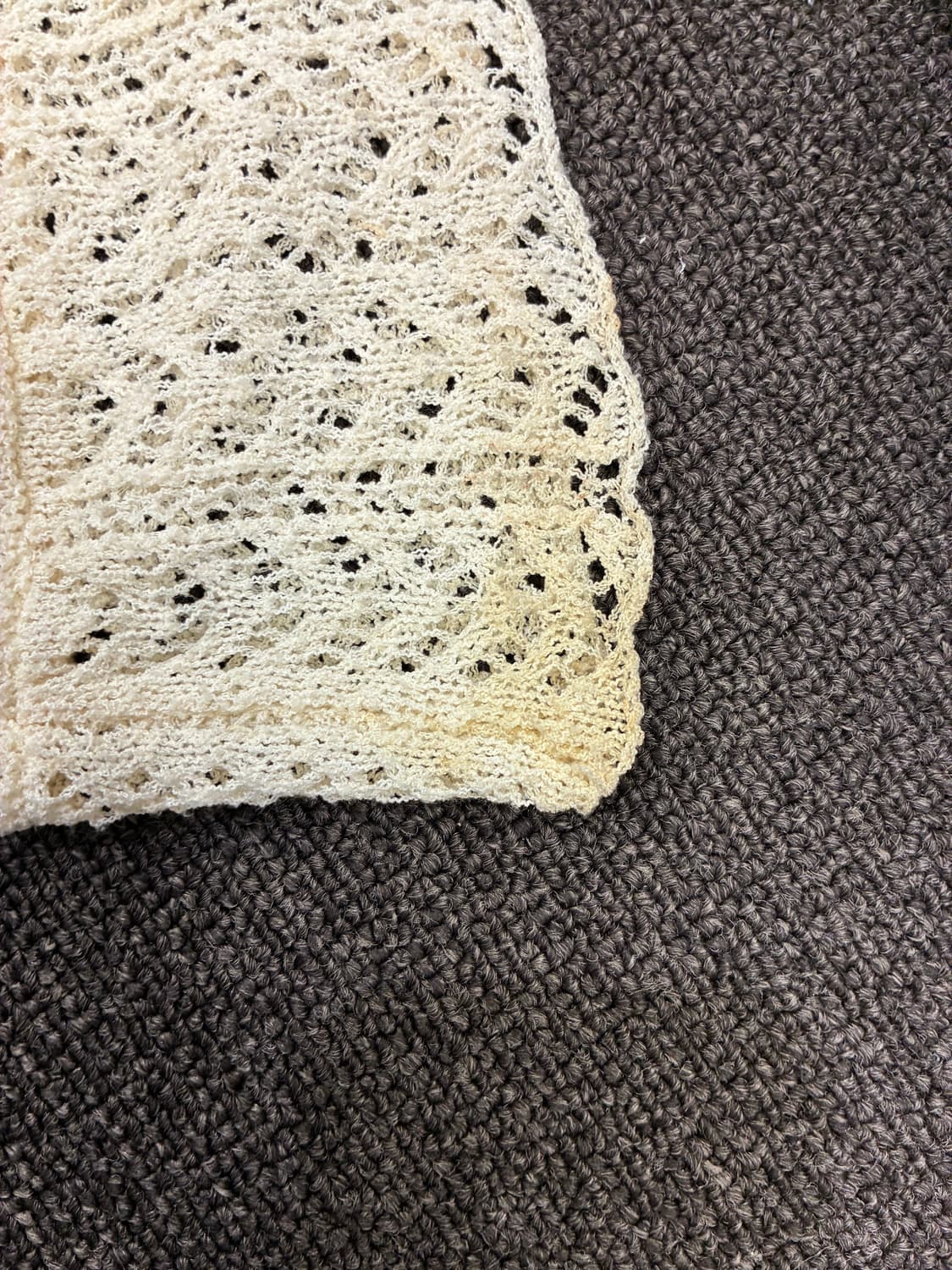 OS)Japanese vintage 여성 펀칭 디테일 니트 가디건(이염) 상품이미지8