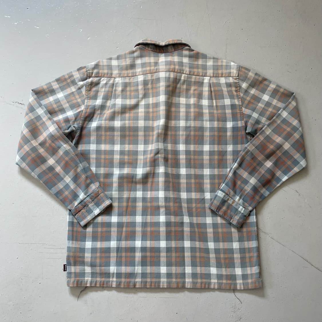 2000’s  Stussy Open Collar Check Shirt 상품이미지5