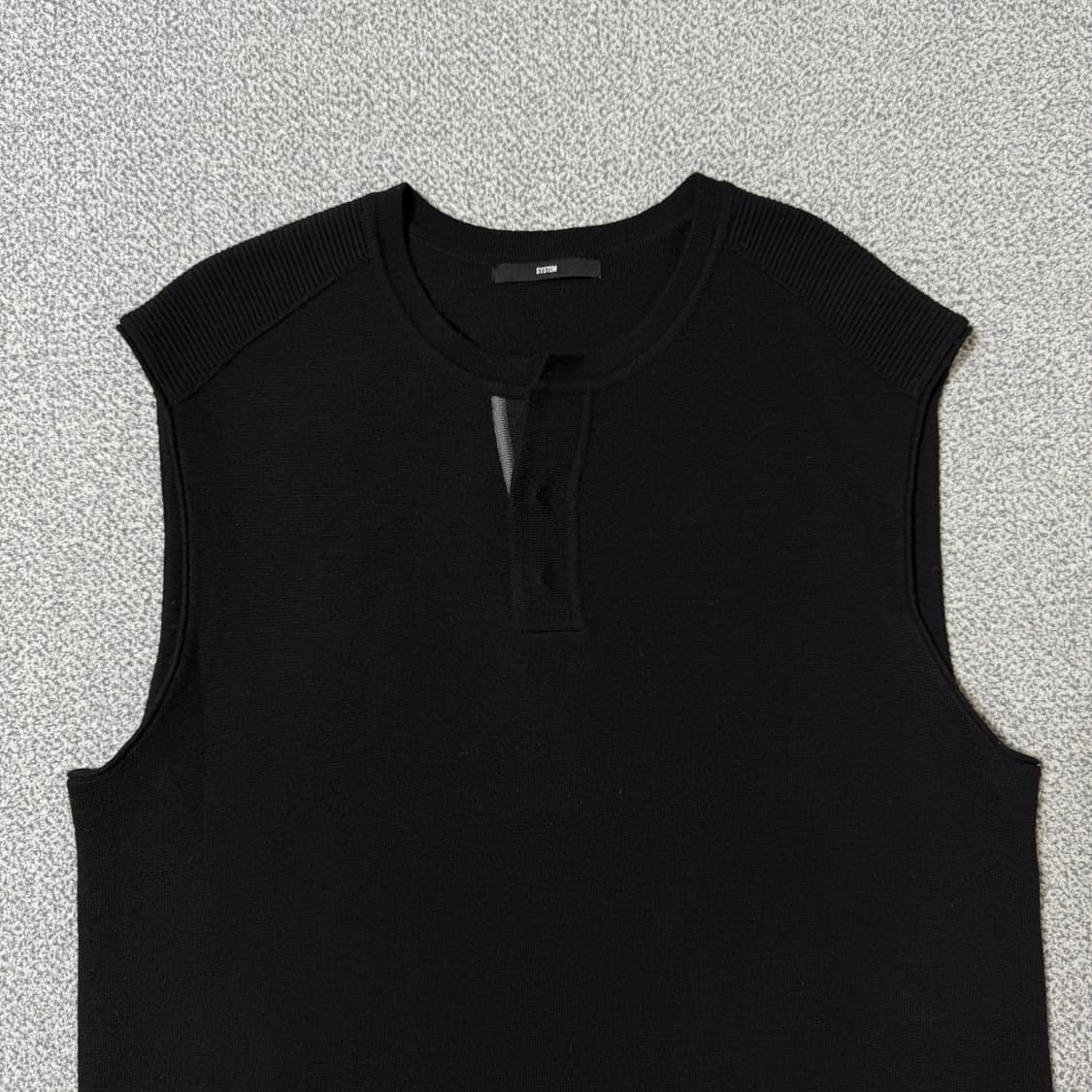 시스템 옴므 울 니트 조끼 100 상품이미지4
