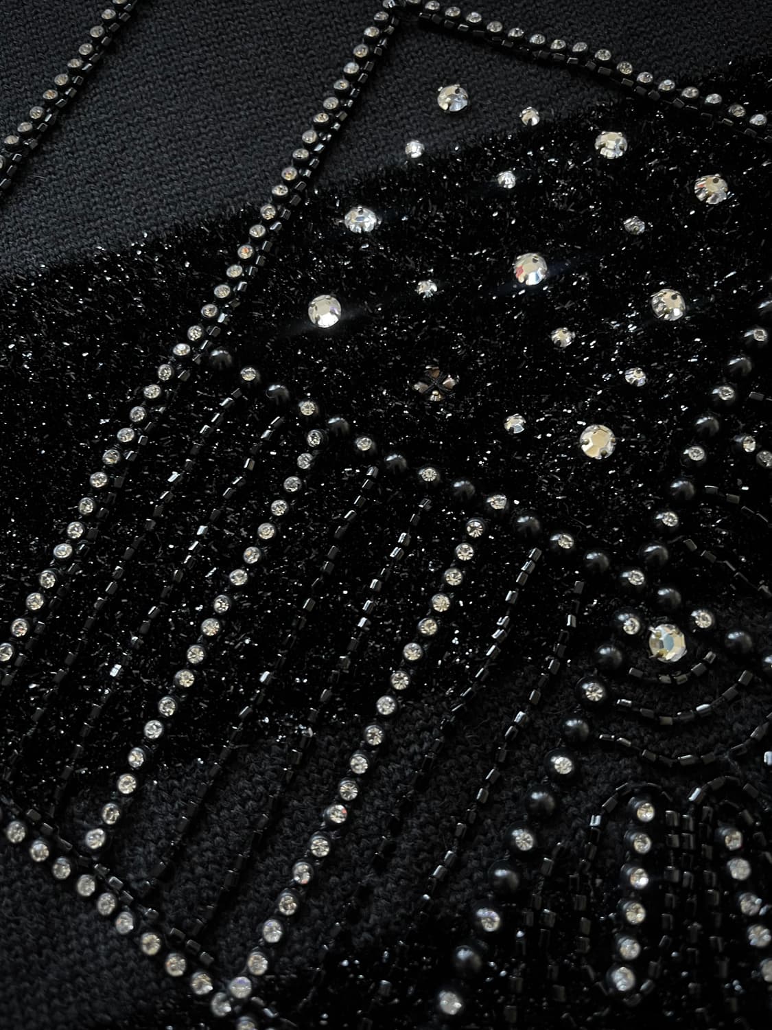 1980-90s VIVIANA Jewelry Trimming Knit 상품이미지6