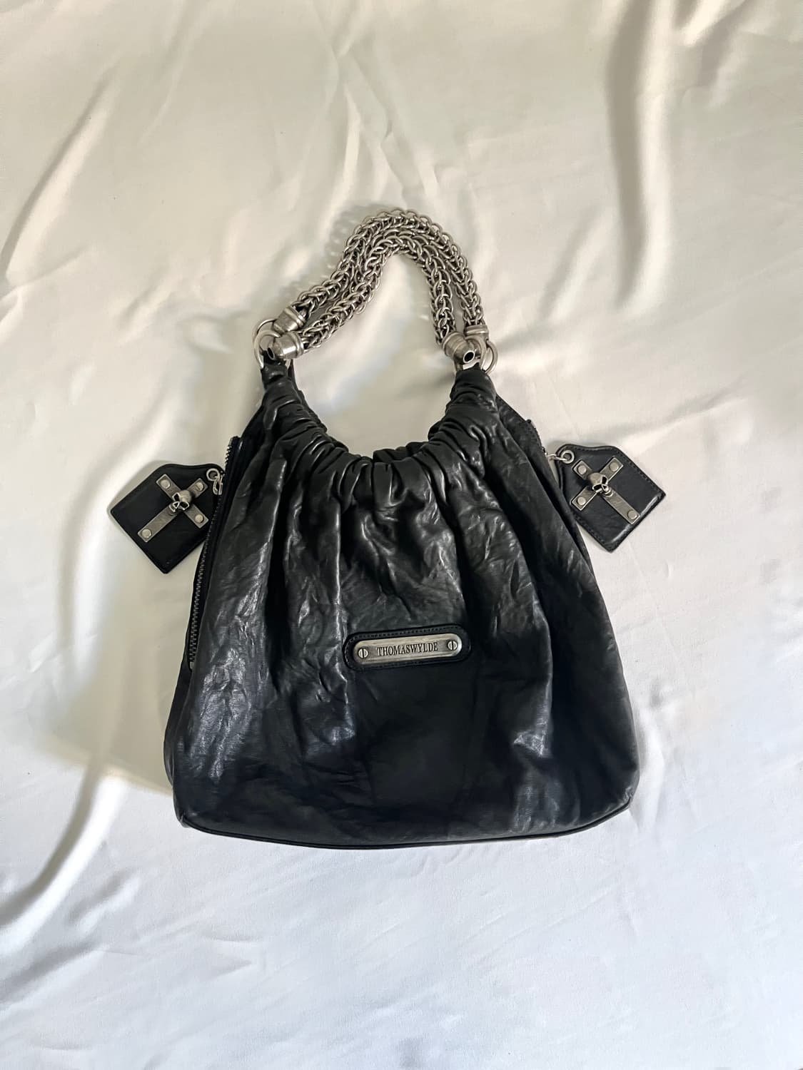 토마스와일드 고딕 스컬 레더 백 상품이미지2