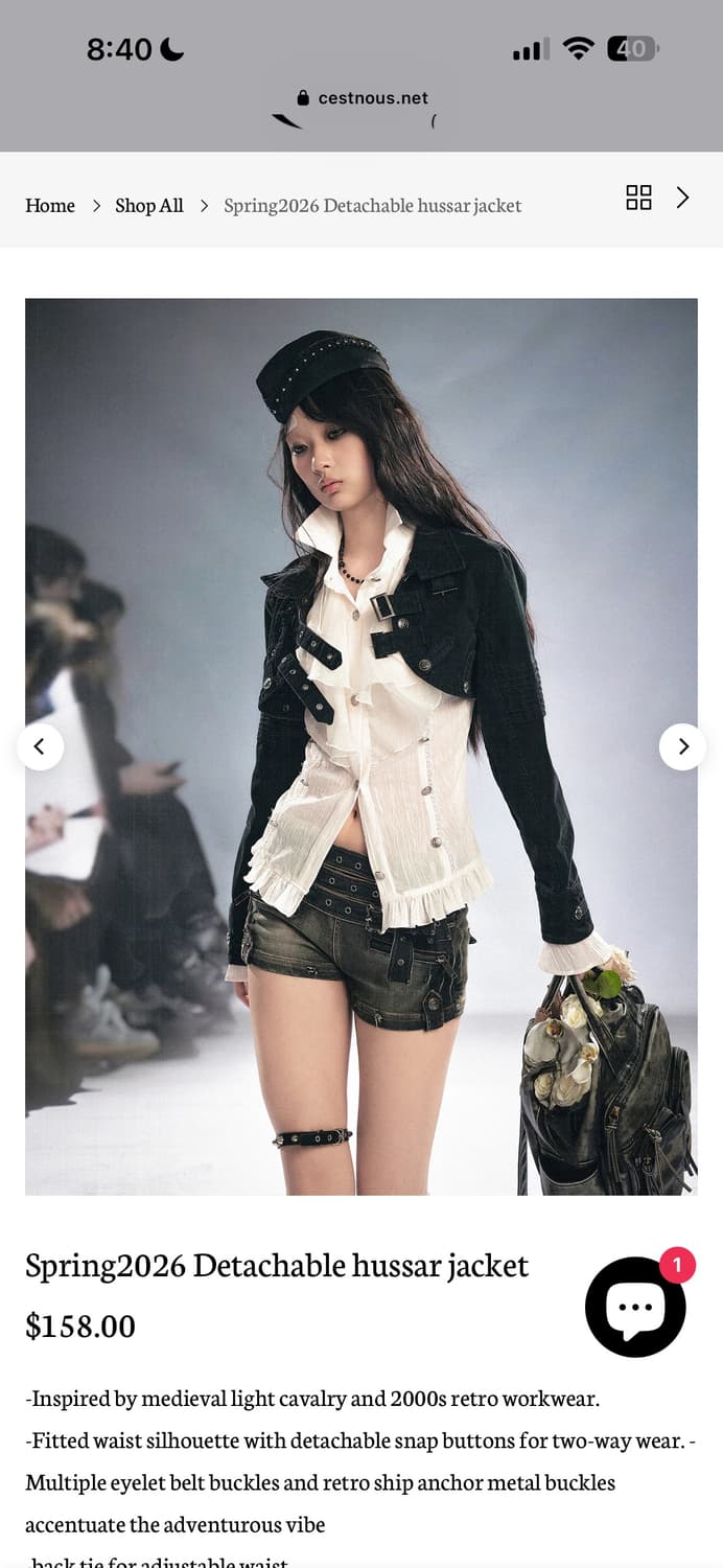 cestnous detail jacket 상품이미지2