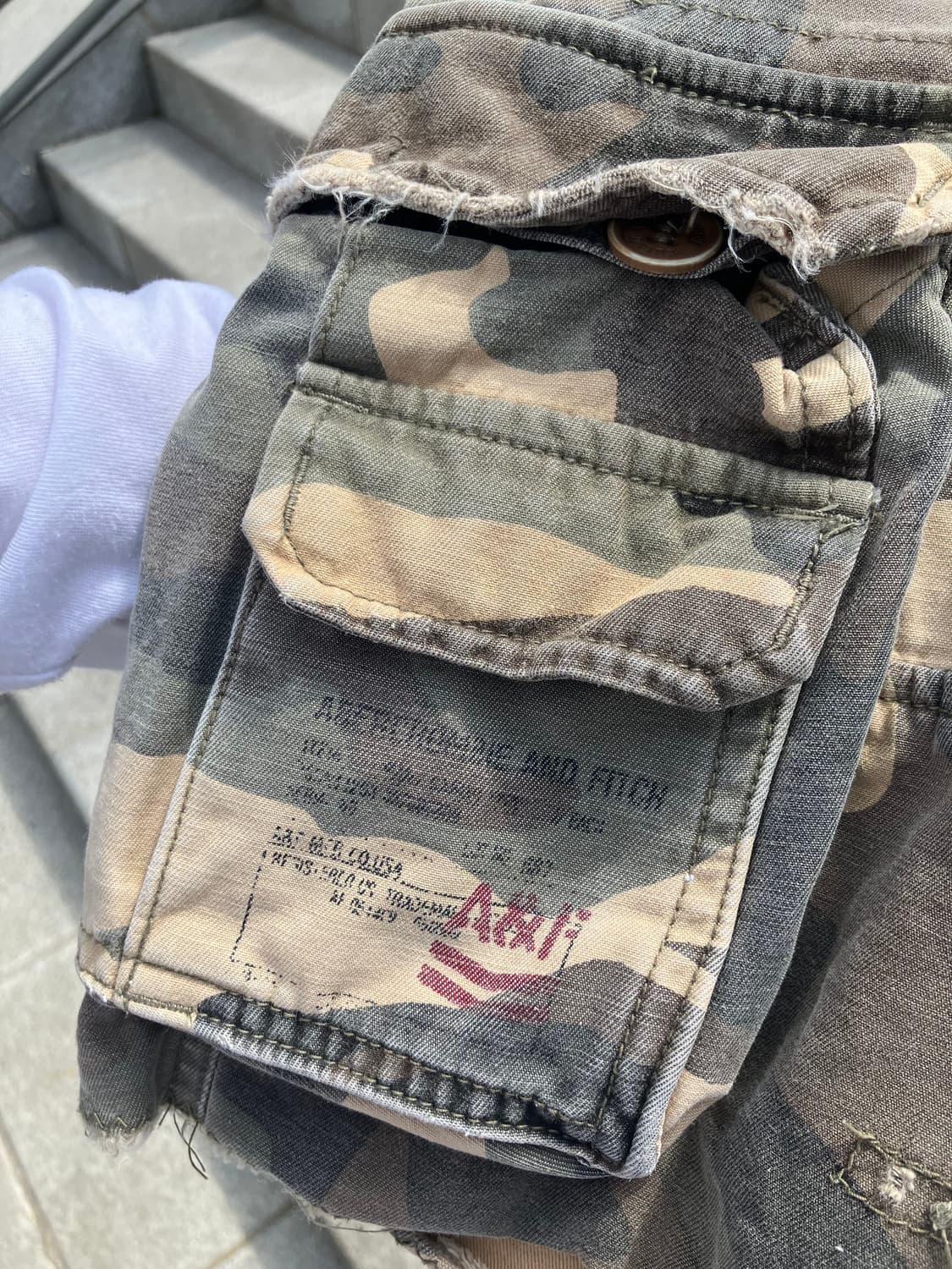 Abercrombie & Fitch 밀리터리 카고 반바지 32 상품이미지6