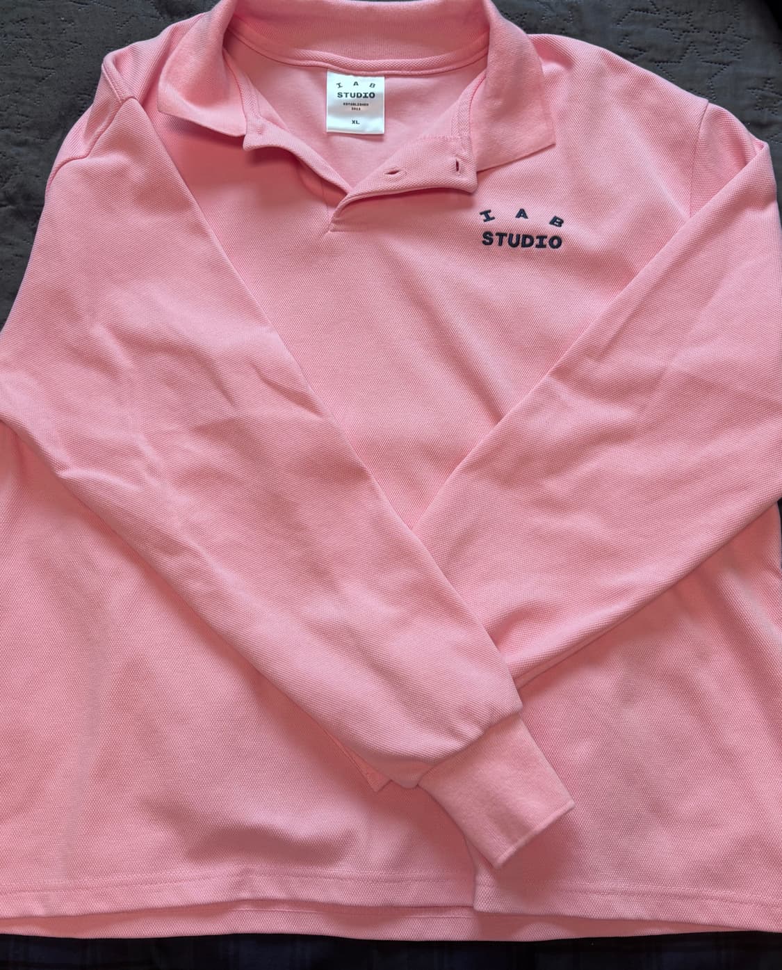 아이앱 스튜디오 피케 롱슬리브 XL 핑크 상품이미지4