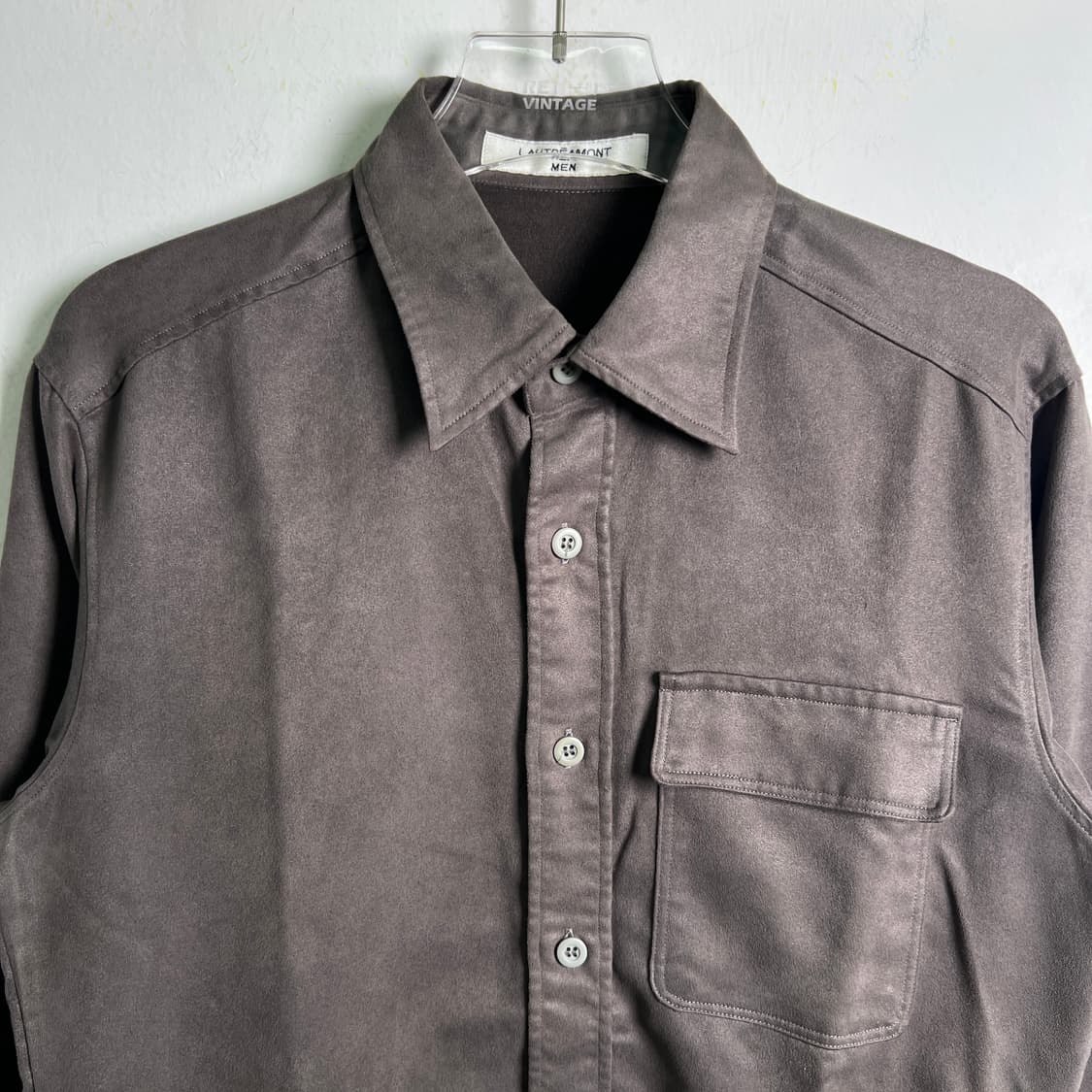 jpn vtg 빈티지 인조 스웨이드 셔츠  상품이미지4