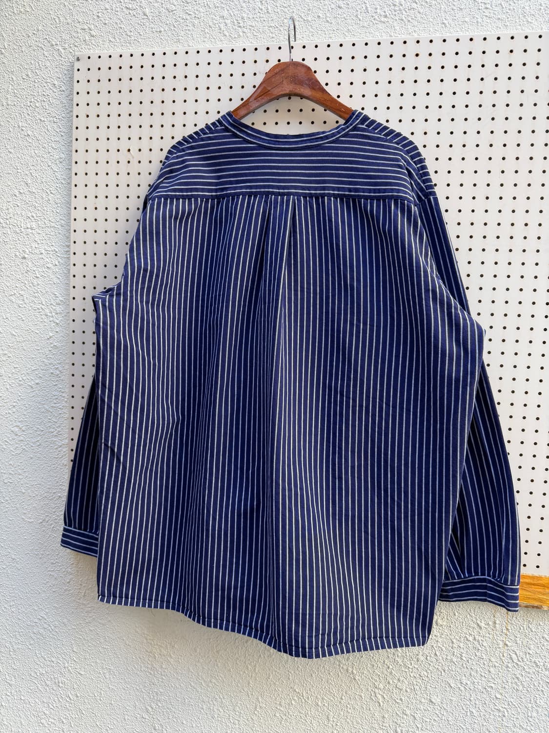 1980s modAS GERMAN NAVY BLUE 피셔맨스목셔츠 상품이미지10
