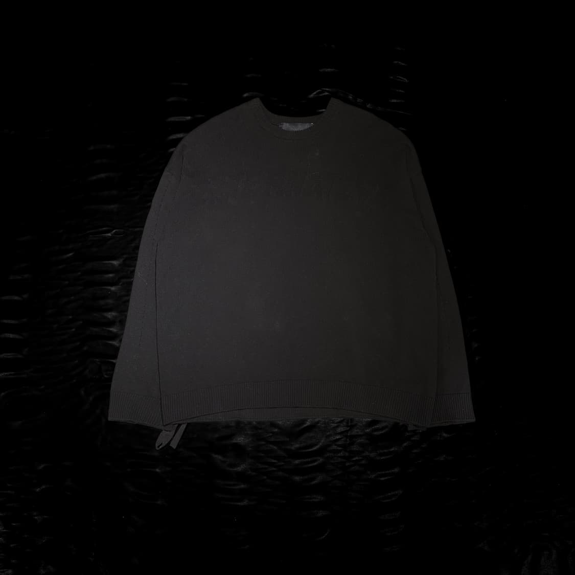 준지 스트랩 니트 블랙 상품이미지1