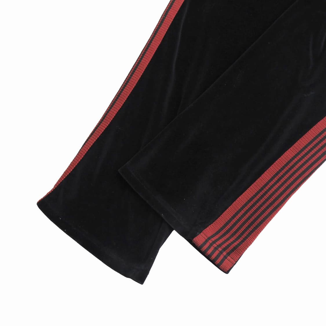 Needles 니들스 벨로아 트랙팬츠 블랙 레드 - M사이즈 상품이미지5