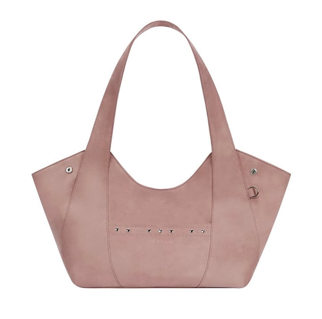 버던 투웨이 핑크 스웨이드 백  상품이미지1