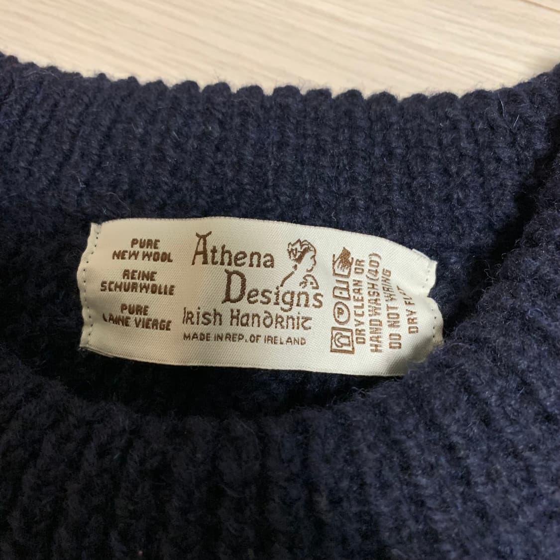 아테나디자인 아란 스웨터 M 상품이미지4