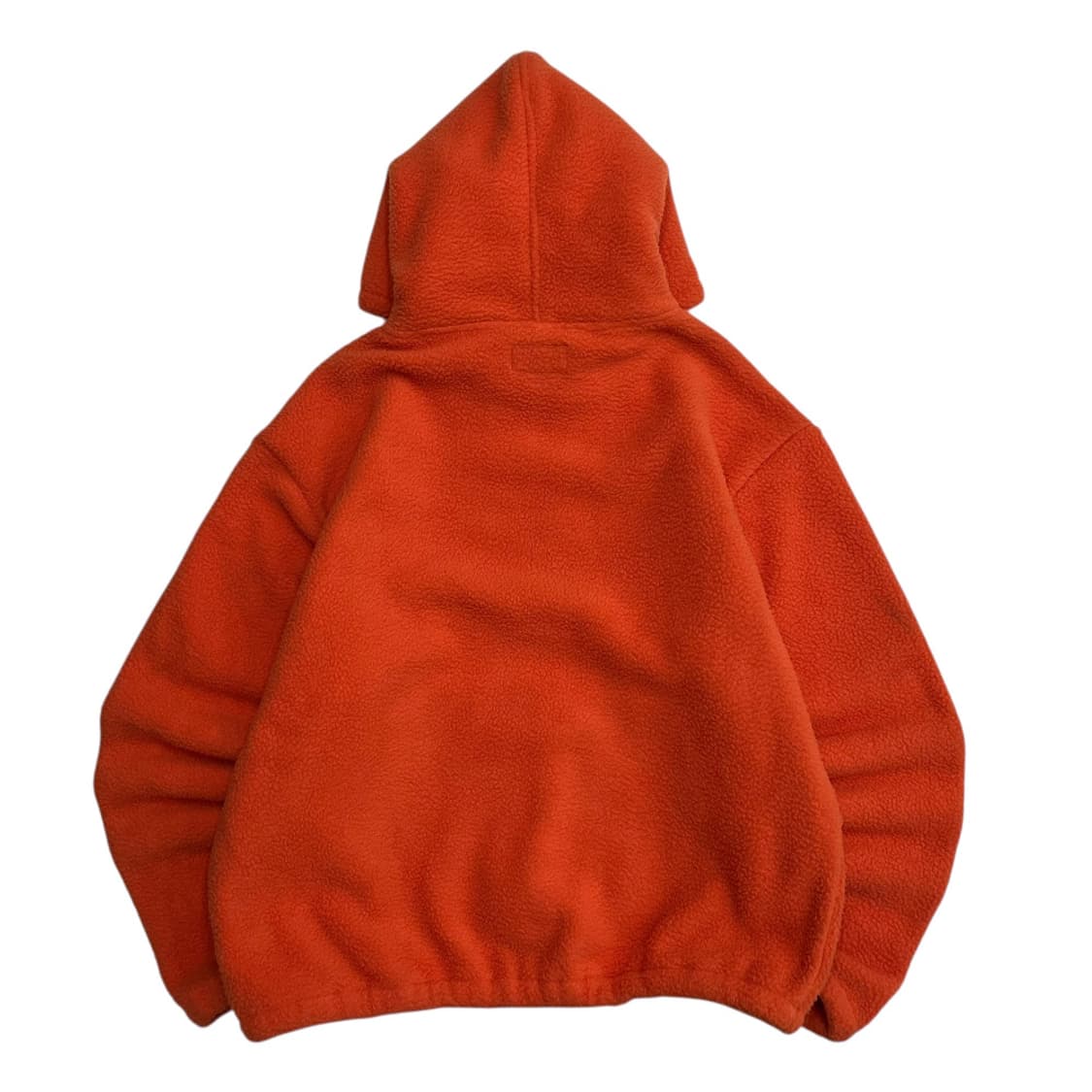 스투시 자수로고 오렌지 뽀글이 후디 L 상품이미지3