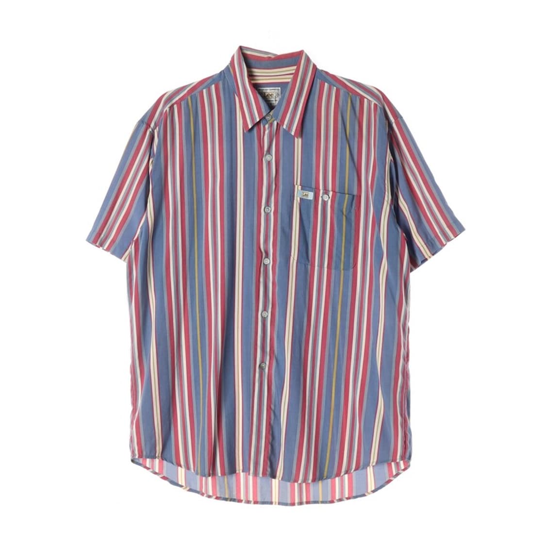 LEE 레트로 멀티 스트라이프 하프 셔츠 XL 상품이미지1