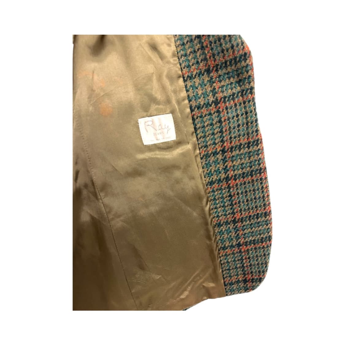 (W-ML) 레이 빔즈 영국제 울 체크 블레이저 OB-004 상품이미지6