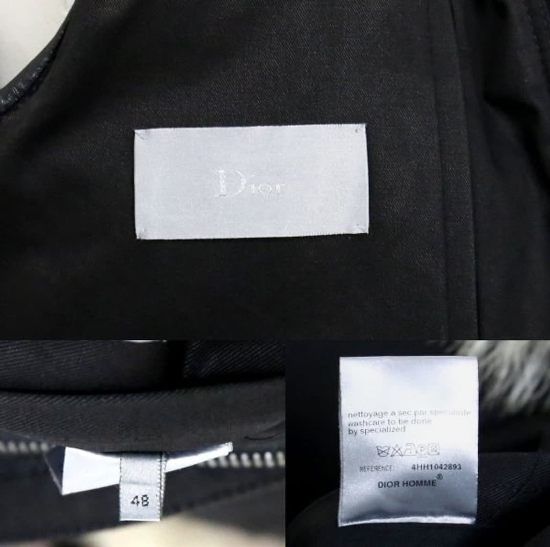 디올옴므 에디슬리먼 04AW 런웨이 퍼 다운 베스트 레더 상품이미지6