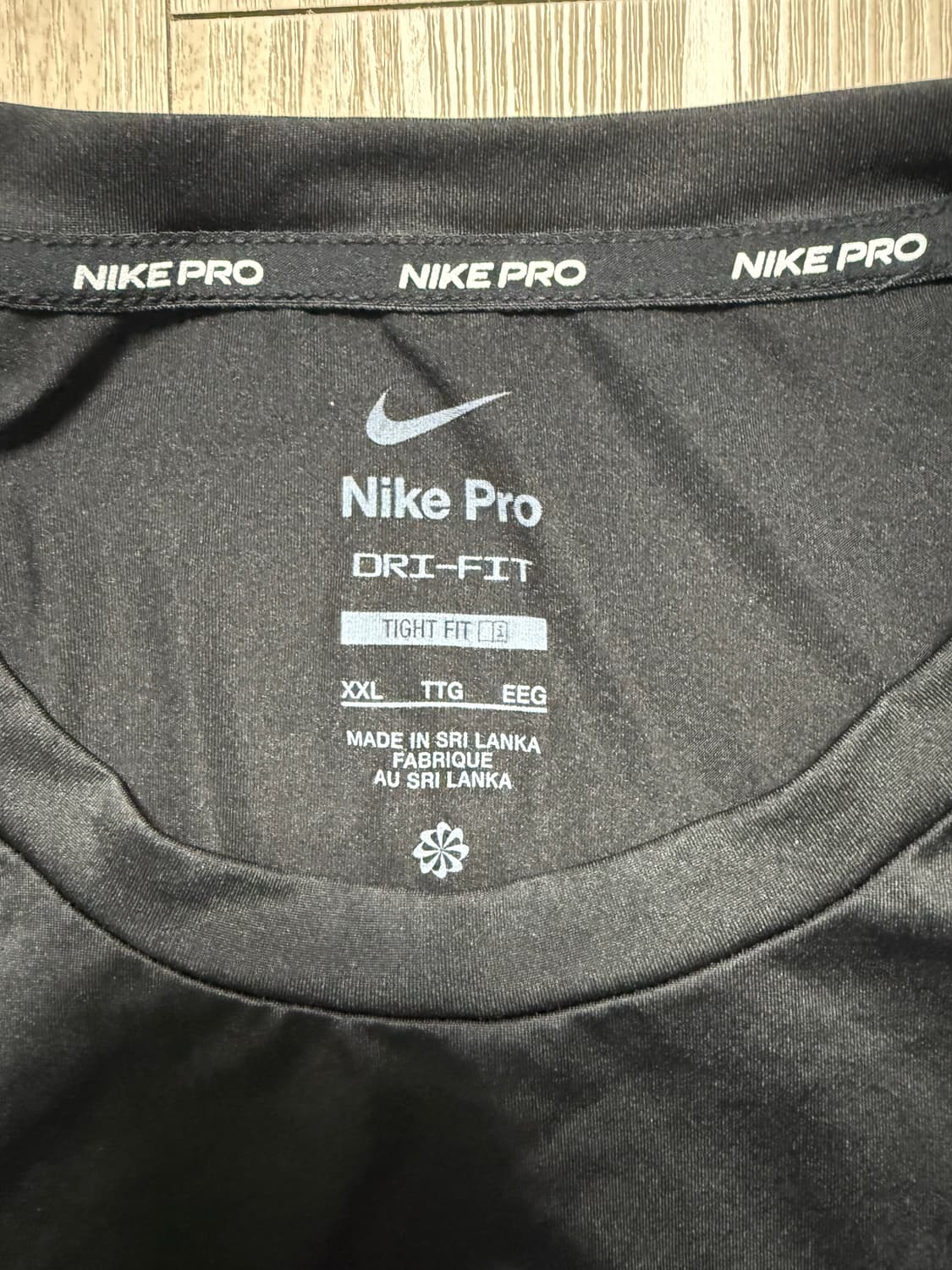 나이키 프로 드라이핏 컴프레션 블랙 상품이미지3