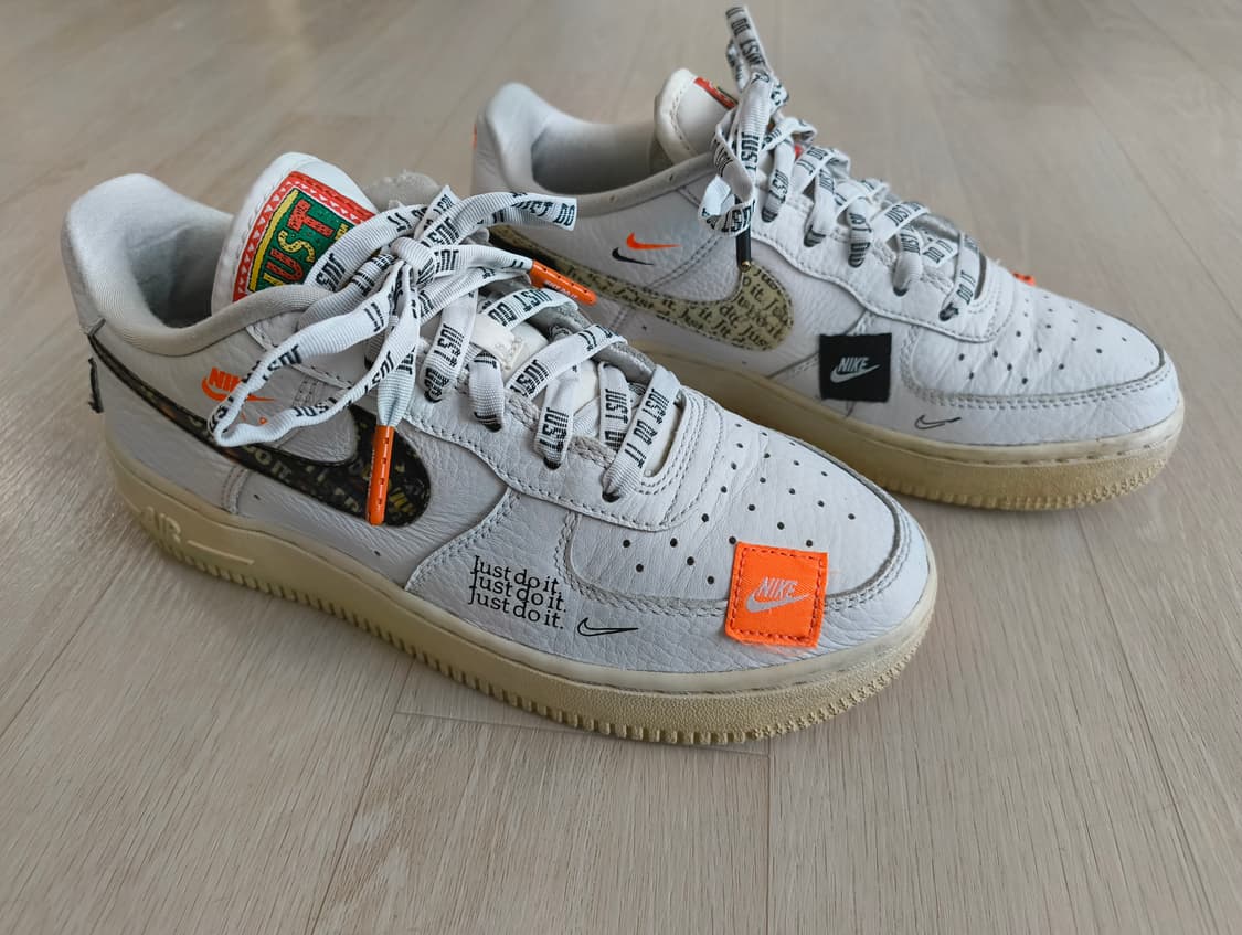 나이키 에어포스 1 로우 저스트두잇 팩 화이트 상품이미지3