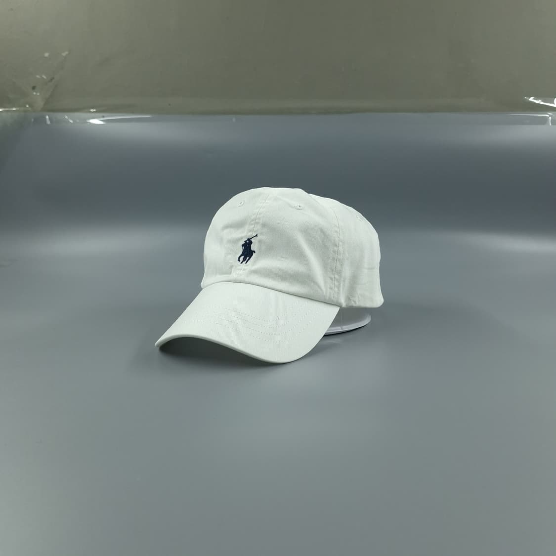 폴로랄프로렌 화이트 네이비포니 6패널 코튼 야구모자 볼캡 모자 FREE 상품이미지3