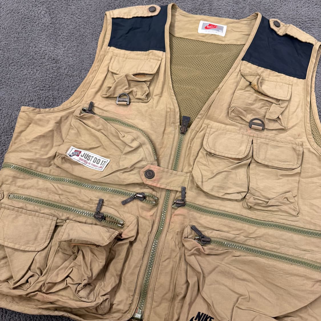 [정품/100] 90s 나이키 삼나 멀티포켓 탄창 조끼 베스트 자켓 상품이미지6