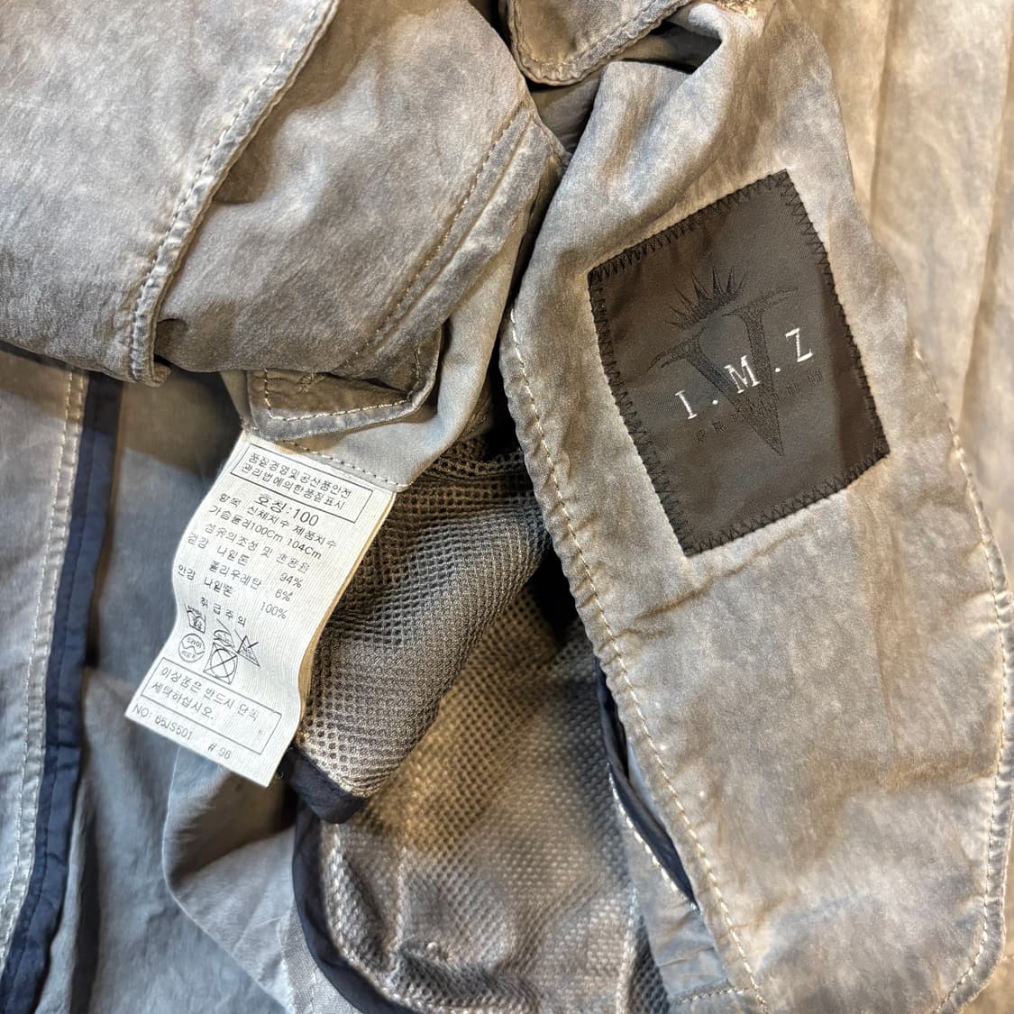 인터메조 I.M.Z 그레이 유틸리티 자켓 상품이미지9